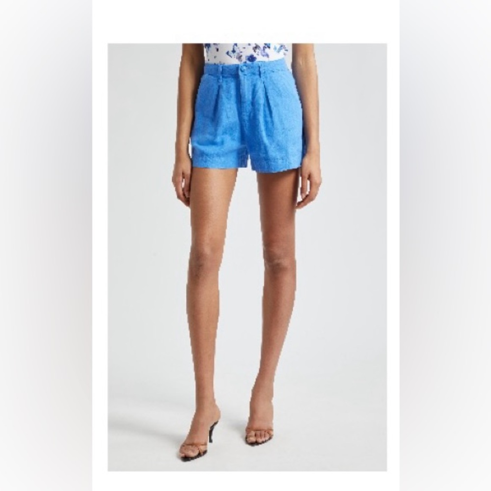L'AGENCE Zahari Linen Shorts